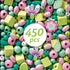 全部で約450個のビーズが入っています。